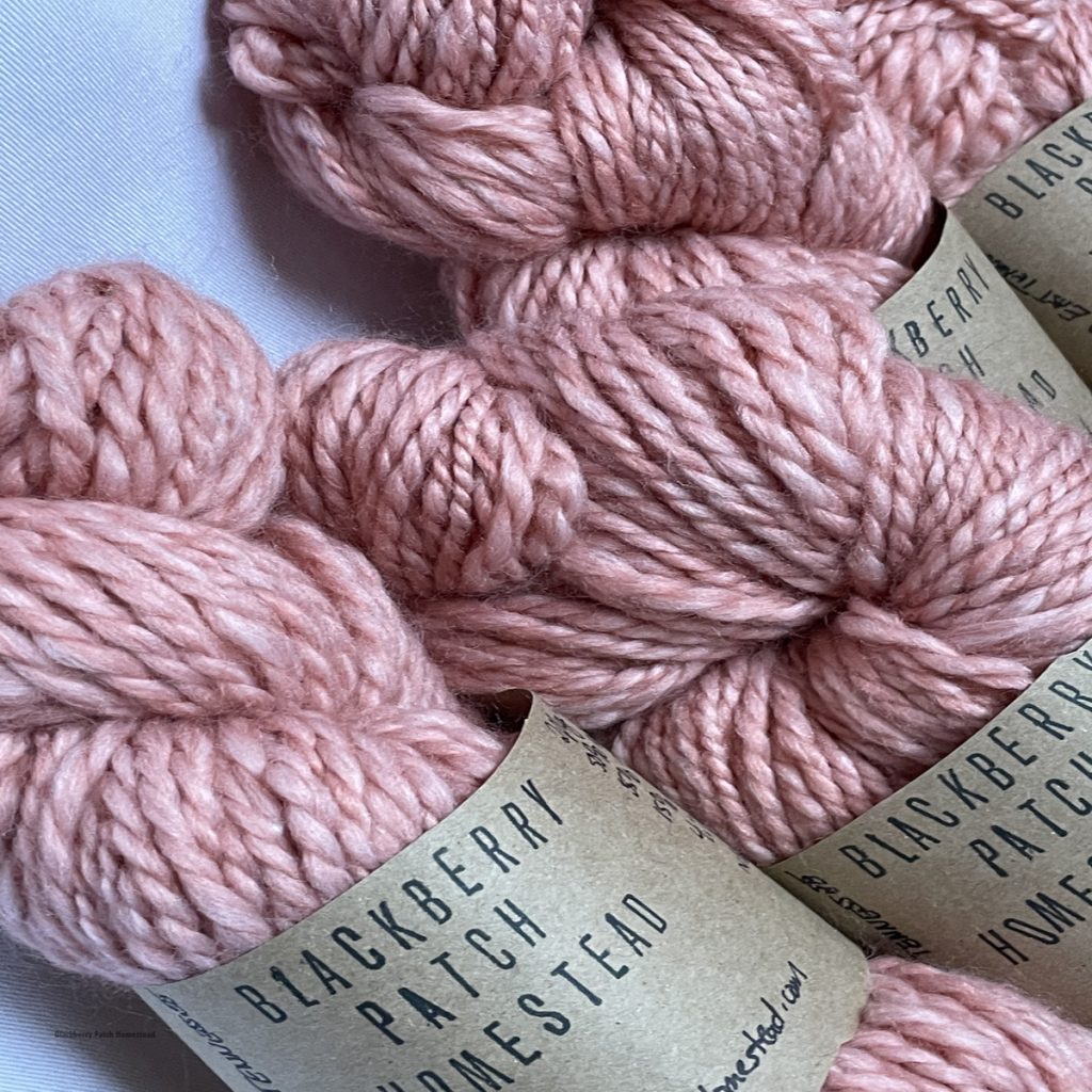 Spring Pink Blush Yarn Blackberry Patch Homestead