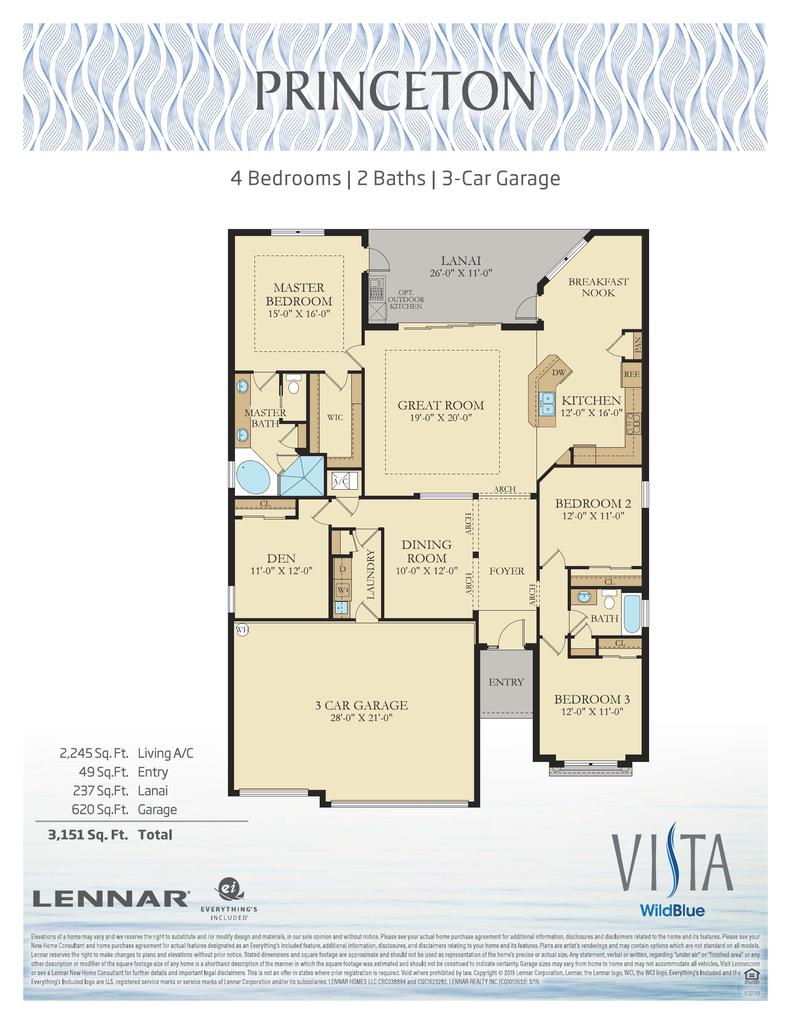 The Princeton by Lennar Homes WildBlue