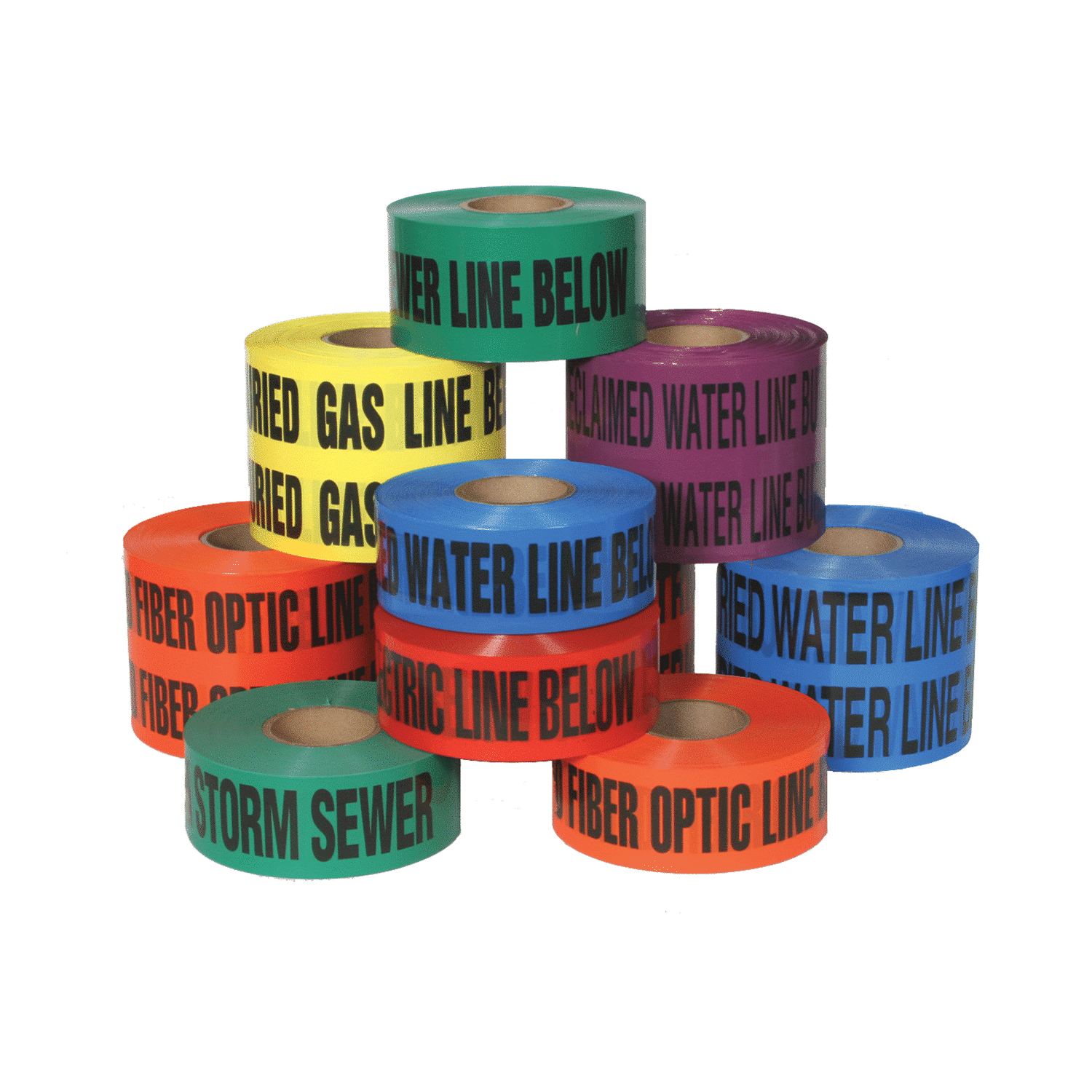 NonDetectable Underground Utility Warning Tape BMC