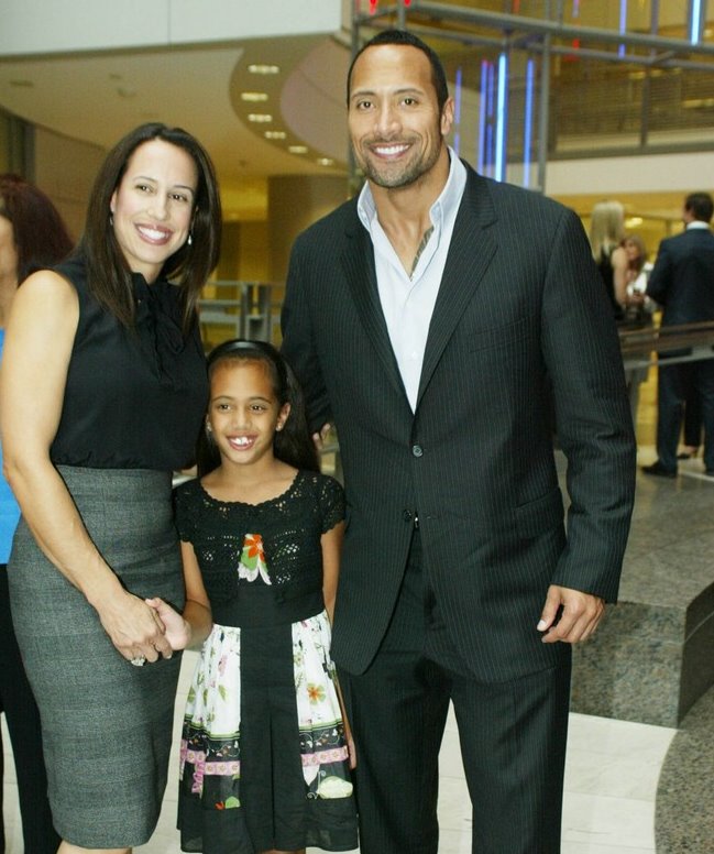 DWAYNE THE ROCK JOHNSON AND FAMILY ATTEND AWARD CEREMONY