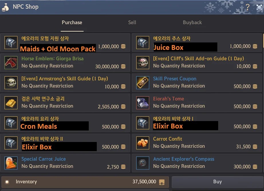 Global Labs Guide Black Desert Foundry