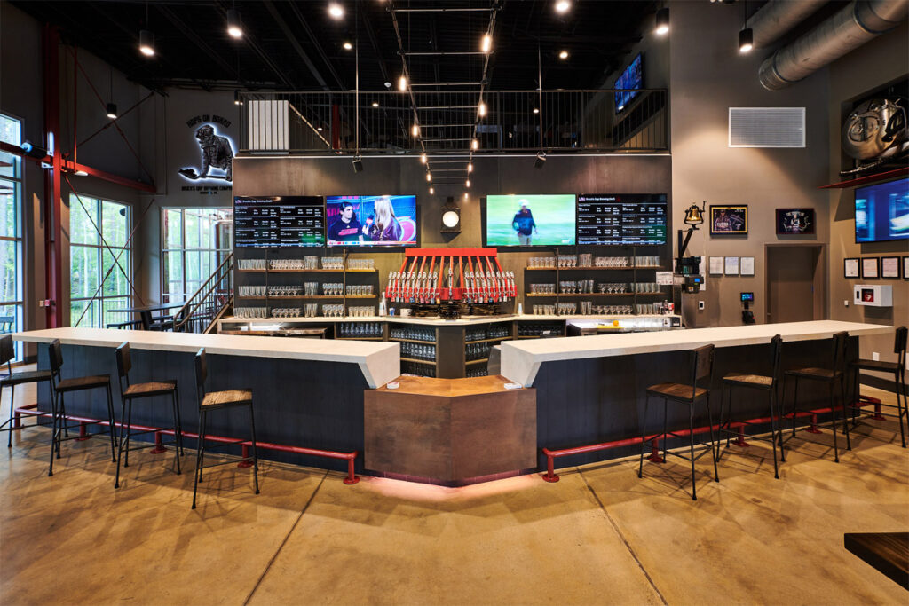 Brock’s Gap Brewing Company Black Design Architecture