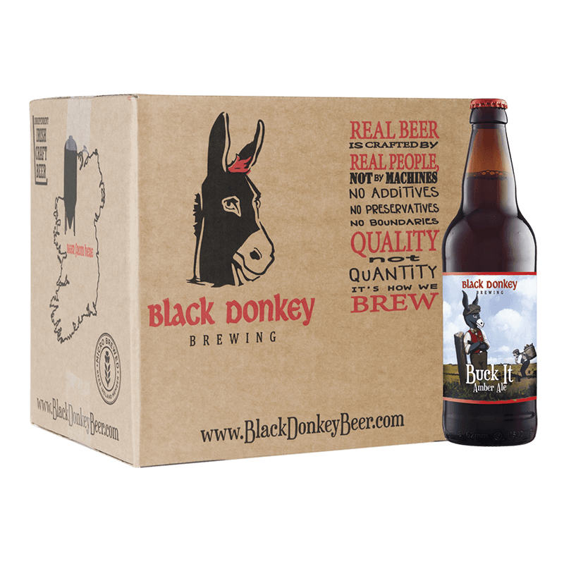 Buck It (12 x 500ml) Case Black Donkey Brewing