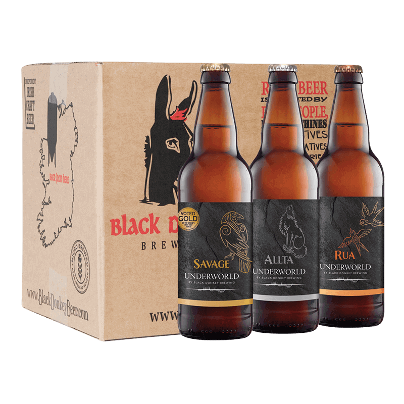 Underworld Mixed 12 x 500ml Case Black Donkey Brewing
