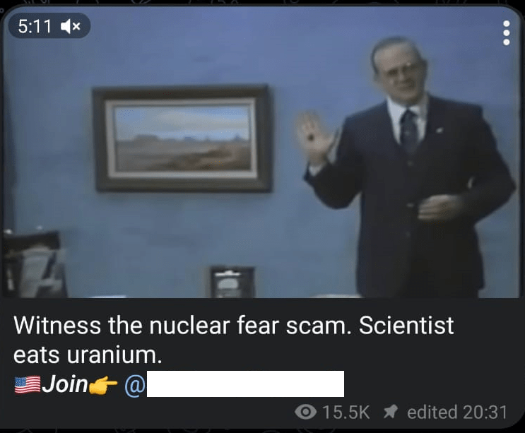 Is Uranium Safe to Eat? Black Dot Research