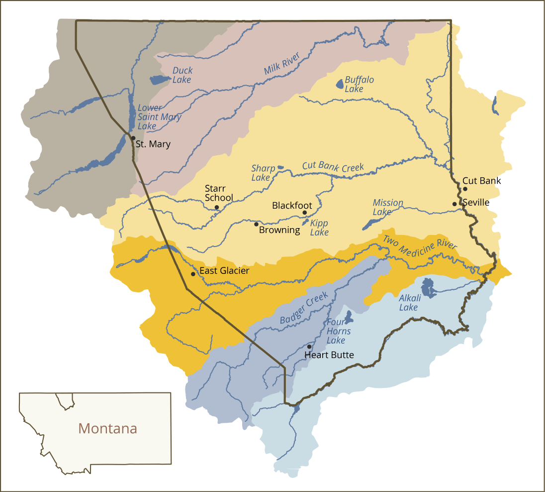 Map Blackfeet Nation