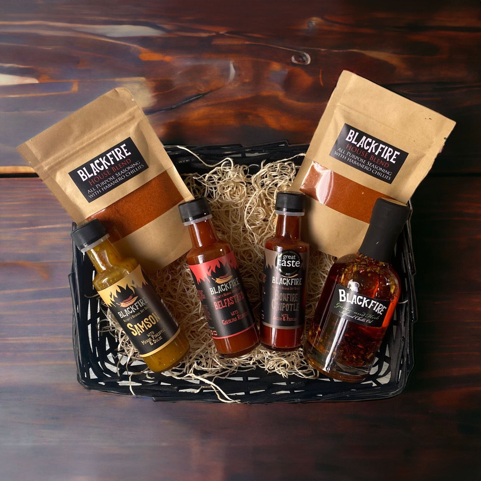 Small Gift Hamper Blackfire Hot Sauces