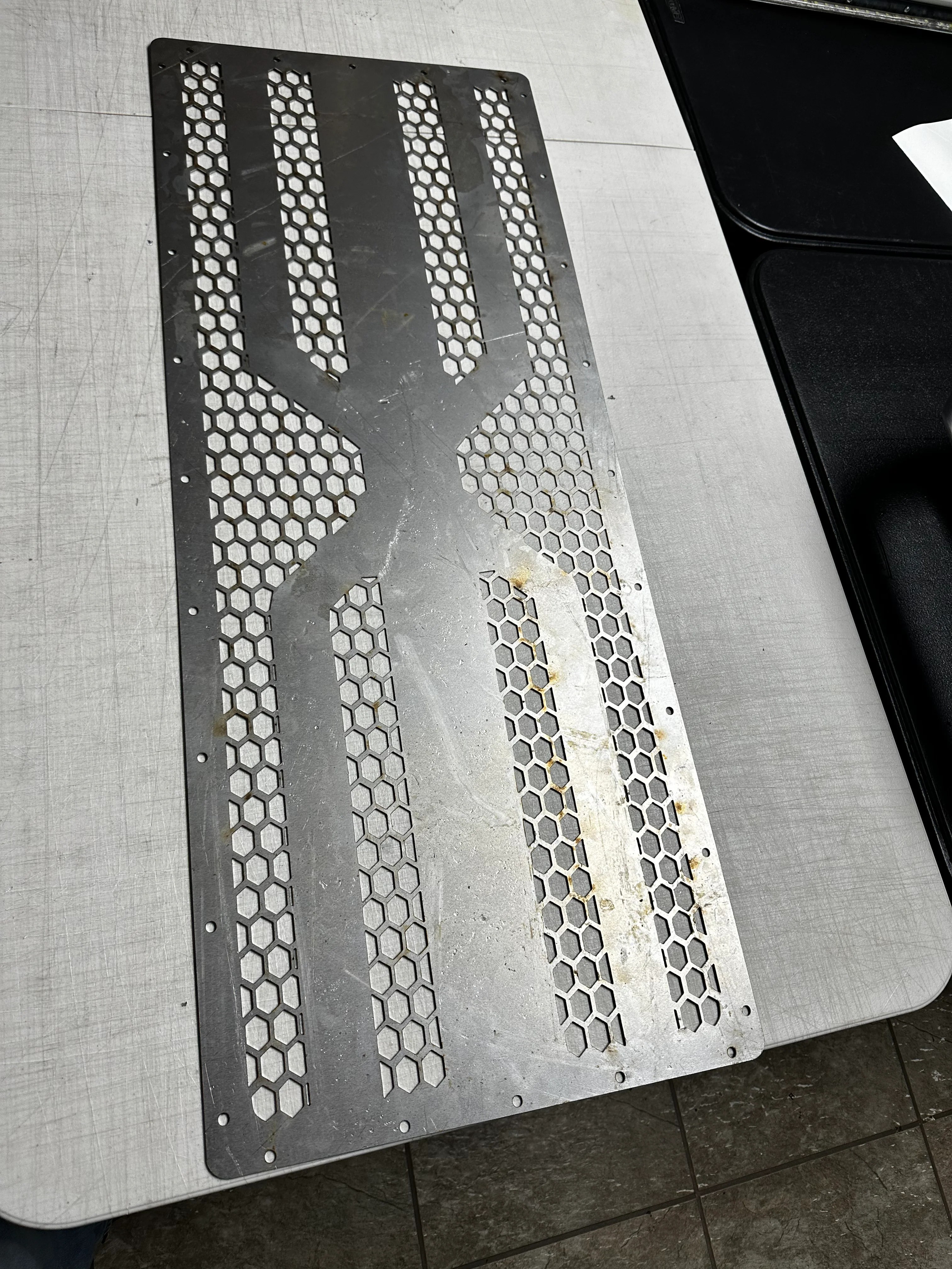 Custom Steel Grille Insert (20052007 Superduty) BlackFlagLighting