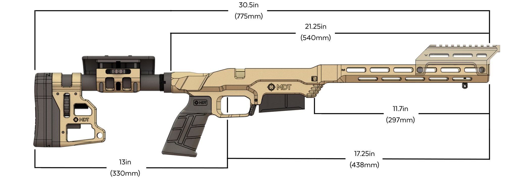 MDT LSSXL Gen. 2 Blackforest Precision