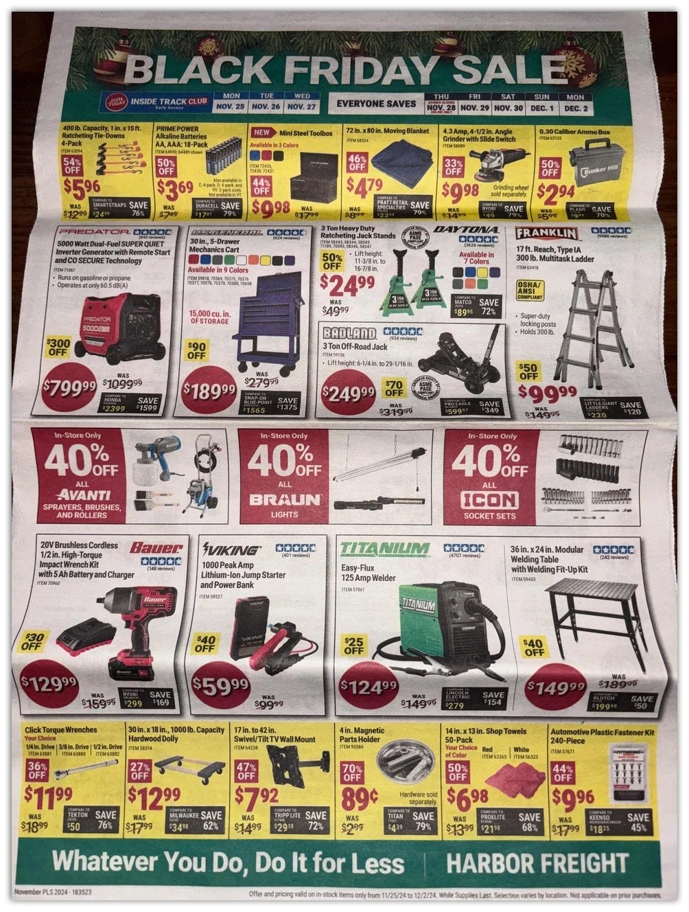 Harbor Freight Black Friday 2024 Ad(04)