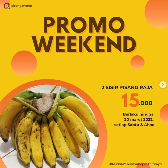 25 Contoh Kata-Kata Promosi Pisang Serta Pamflet Nya