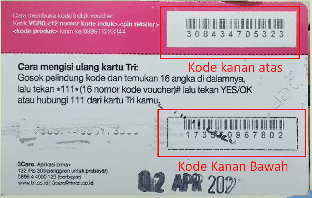 Cara Mengetahui Kode Voucher Rusak Karena Digosok TRI, Telkomsel, XL