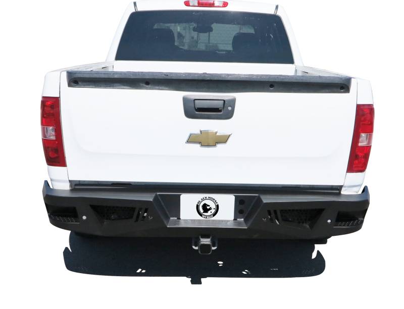 Black Horse Armour Black Rear HD Bumper ARBSI16 2016 to 2017