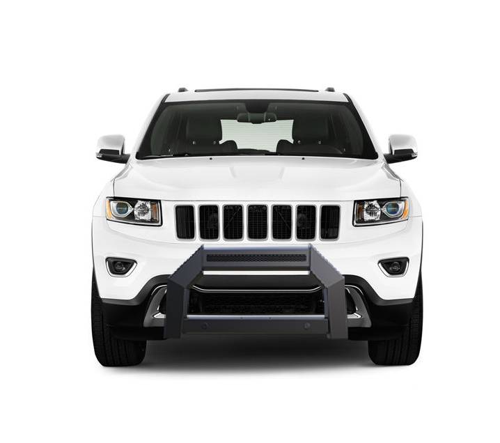 Black Horse Armour Bull Bar No skid plate Matte Black fit 20112021 Jeep Grand Cherokee