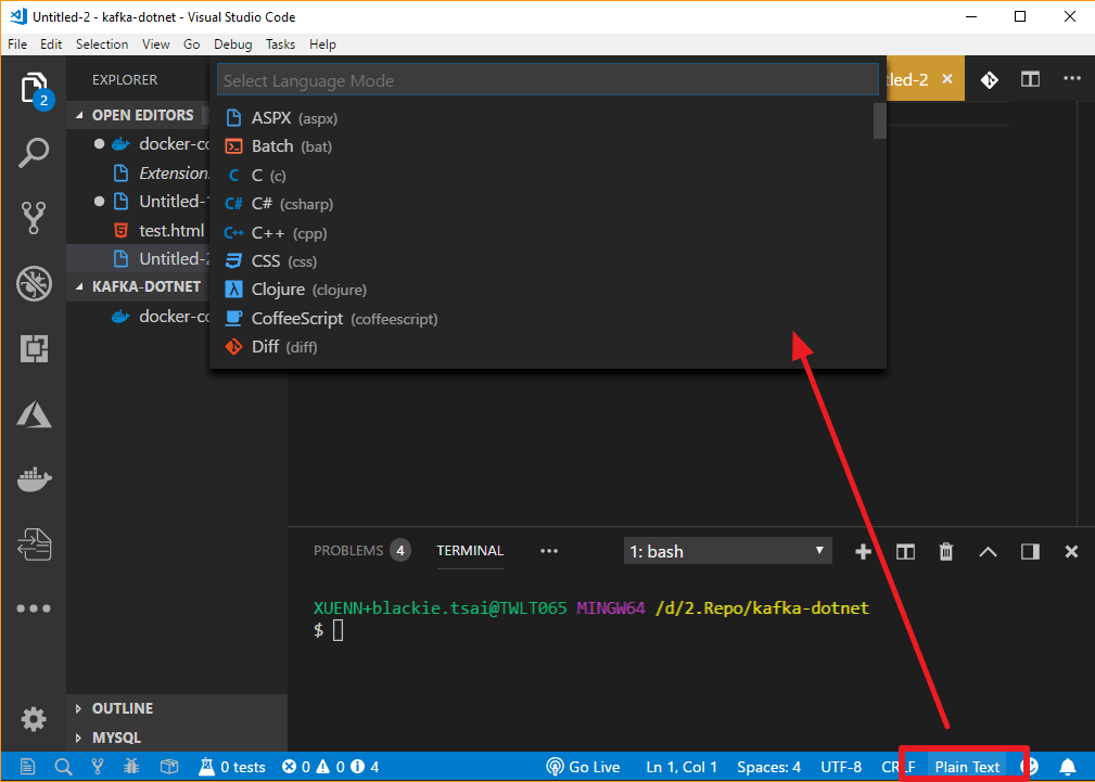 Visual Studio Code Change Syntax Blackie's Failed Notes