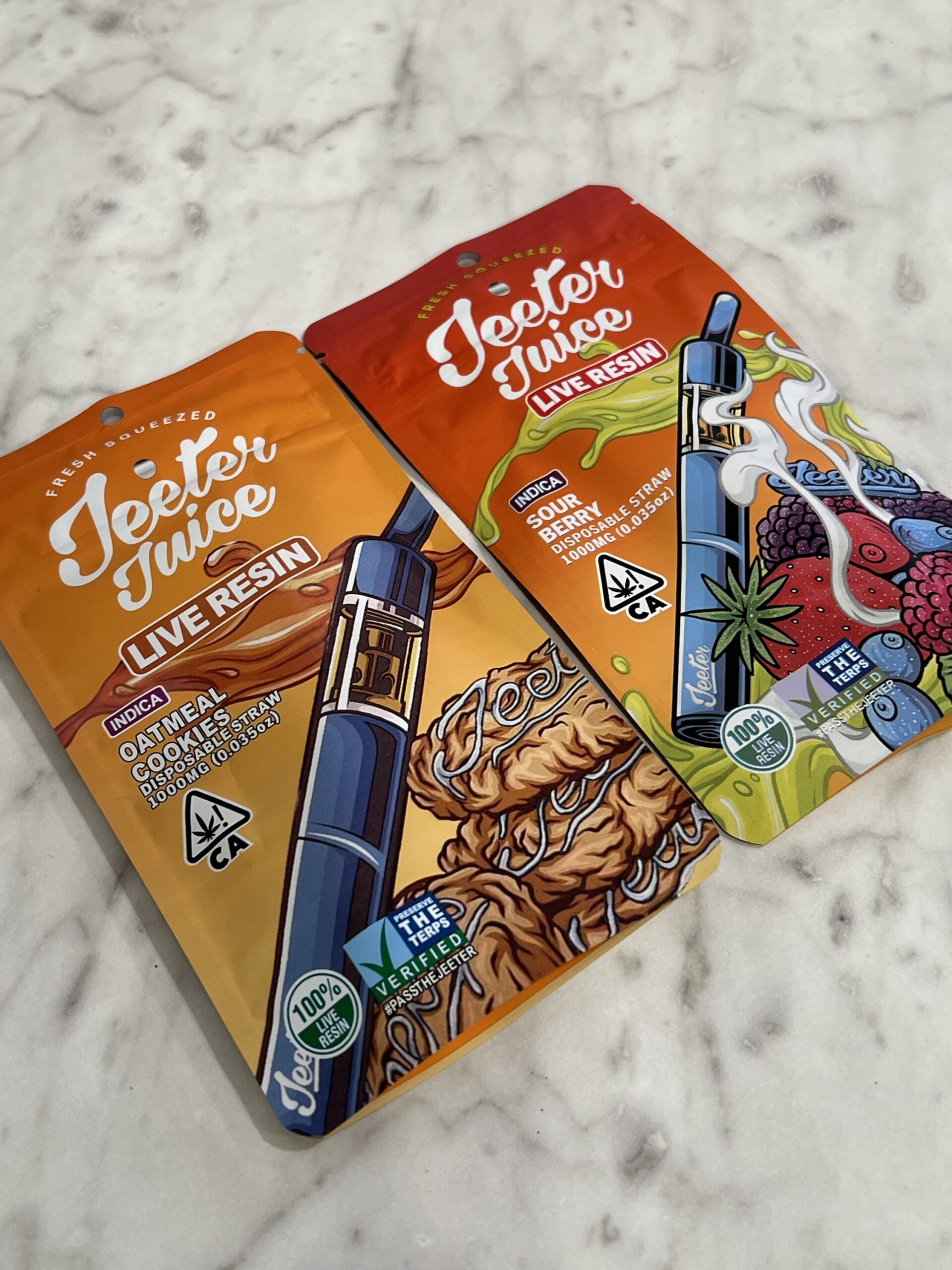 Jeeter Straw random flavor THC Disposable Vape Black Label Hemp