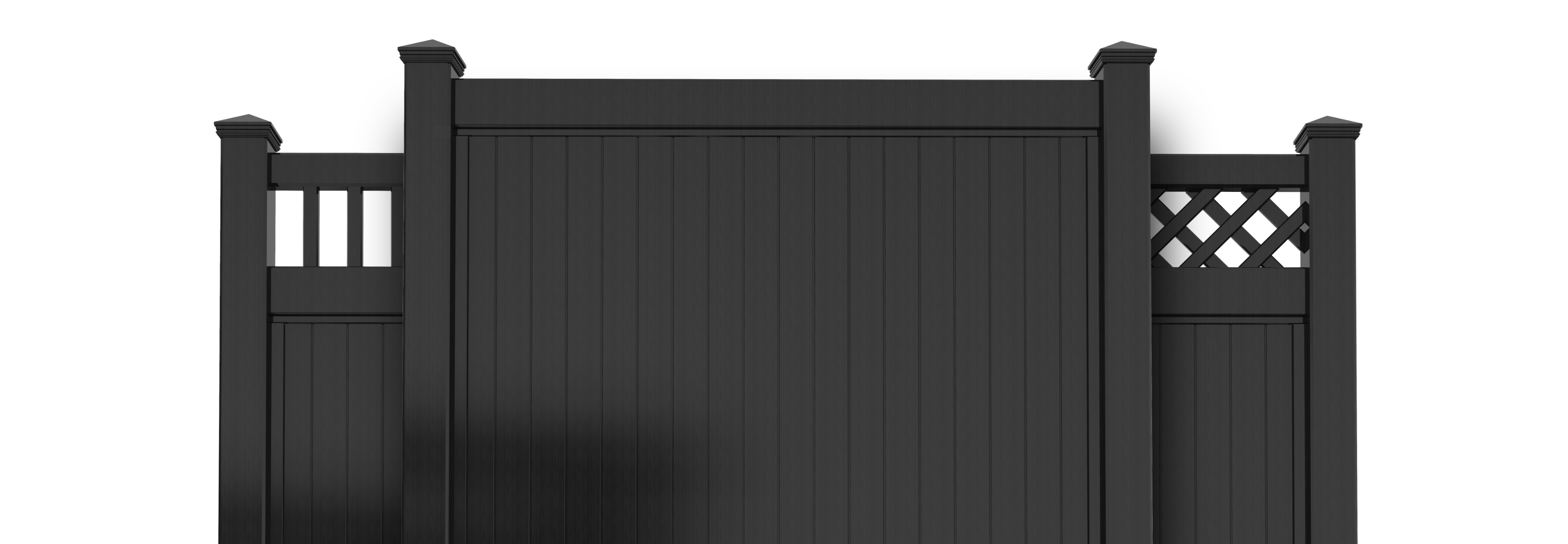 Black Vinyl Fencing Black Vinyl Fences BLACKline™hhp
