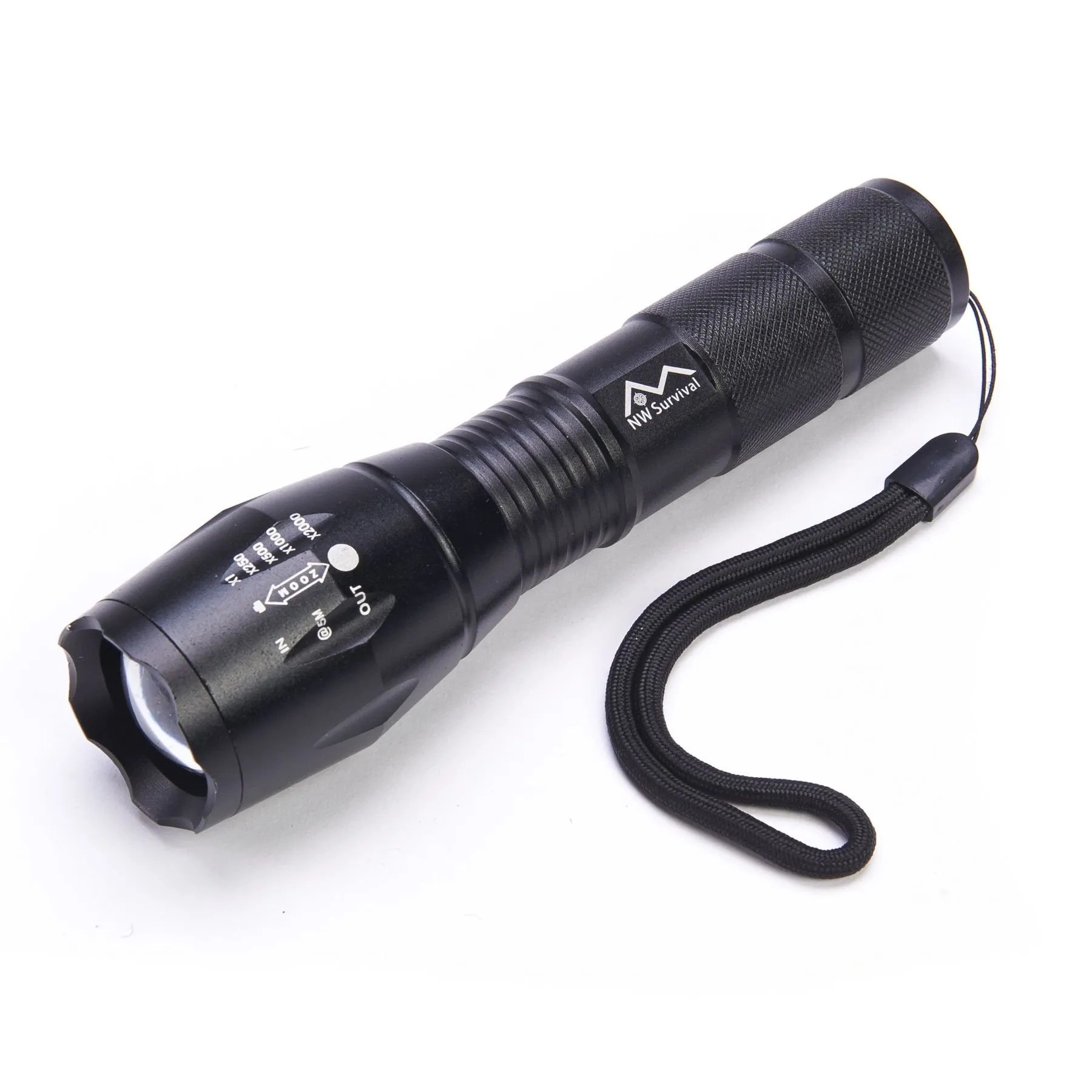 Northwest Survival Black Flashlight Black Mountain Products