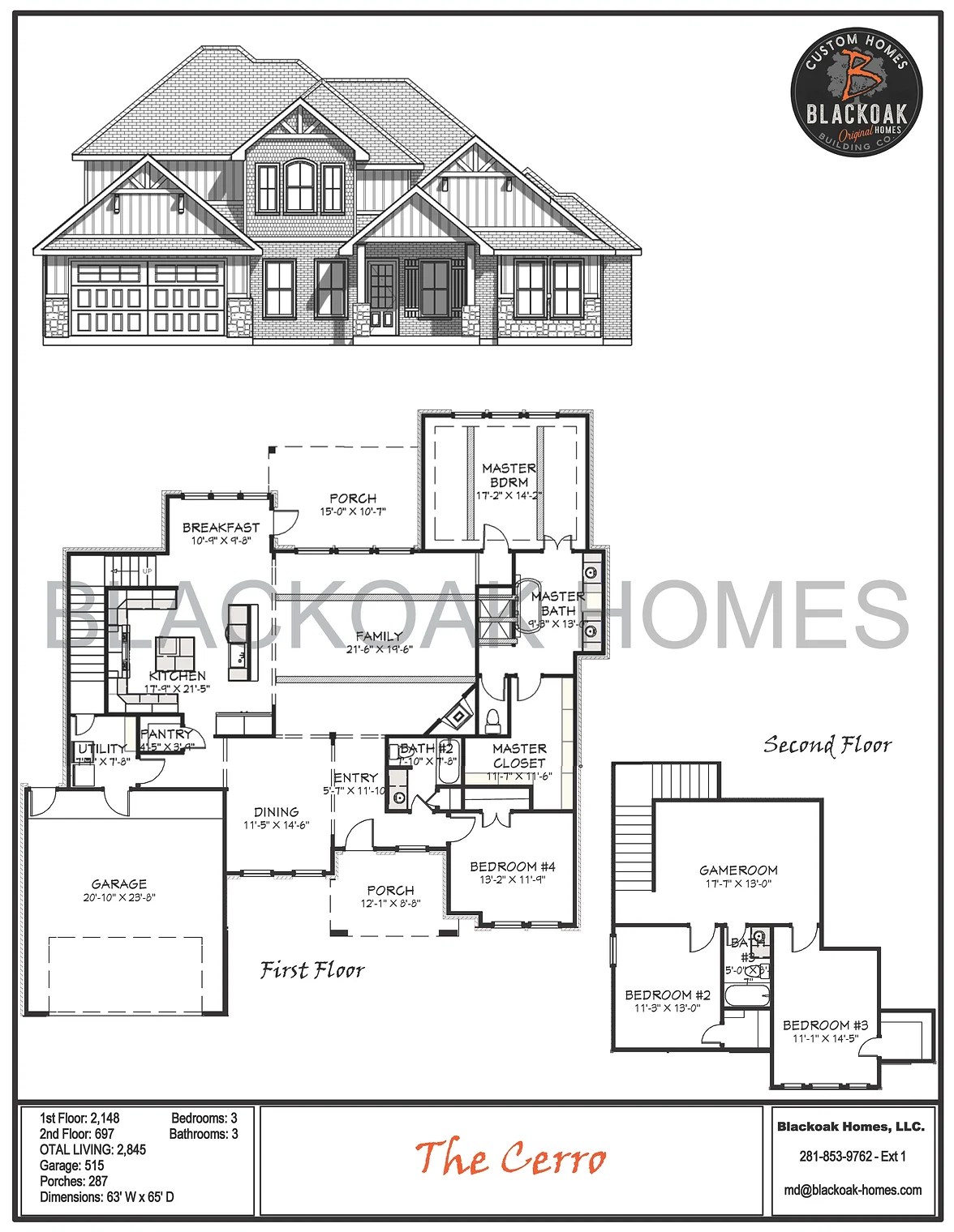 The Cerro BlackOak Homes Lead