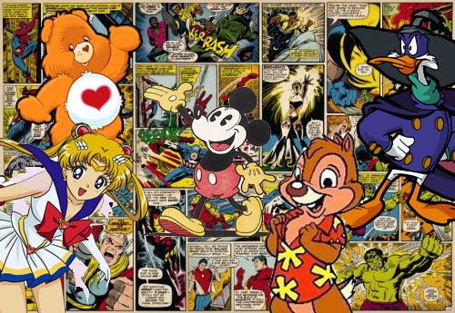 Comic geht immer! Tattoos, bunt und cool. Black Pearl Tattoo