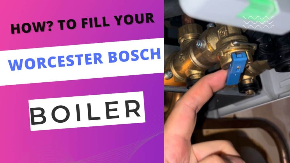 How to Top up your Worcester Bosch combi boiler pressure,