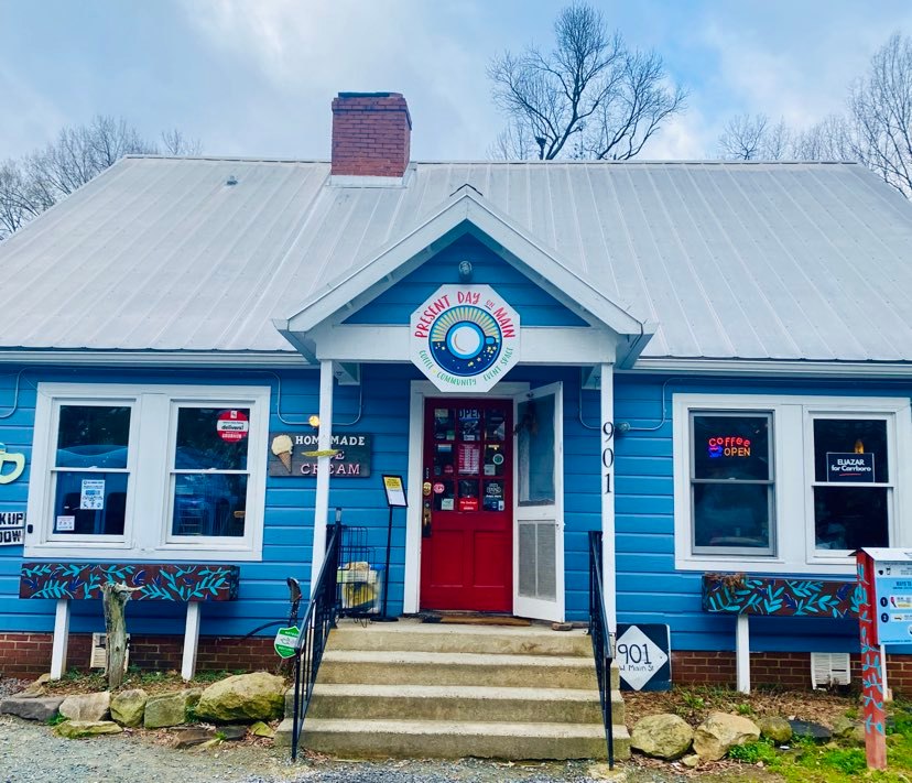 Present Day on Main features Tea & Coffee Cafe cuisine in Carrboro
