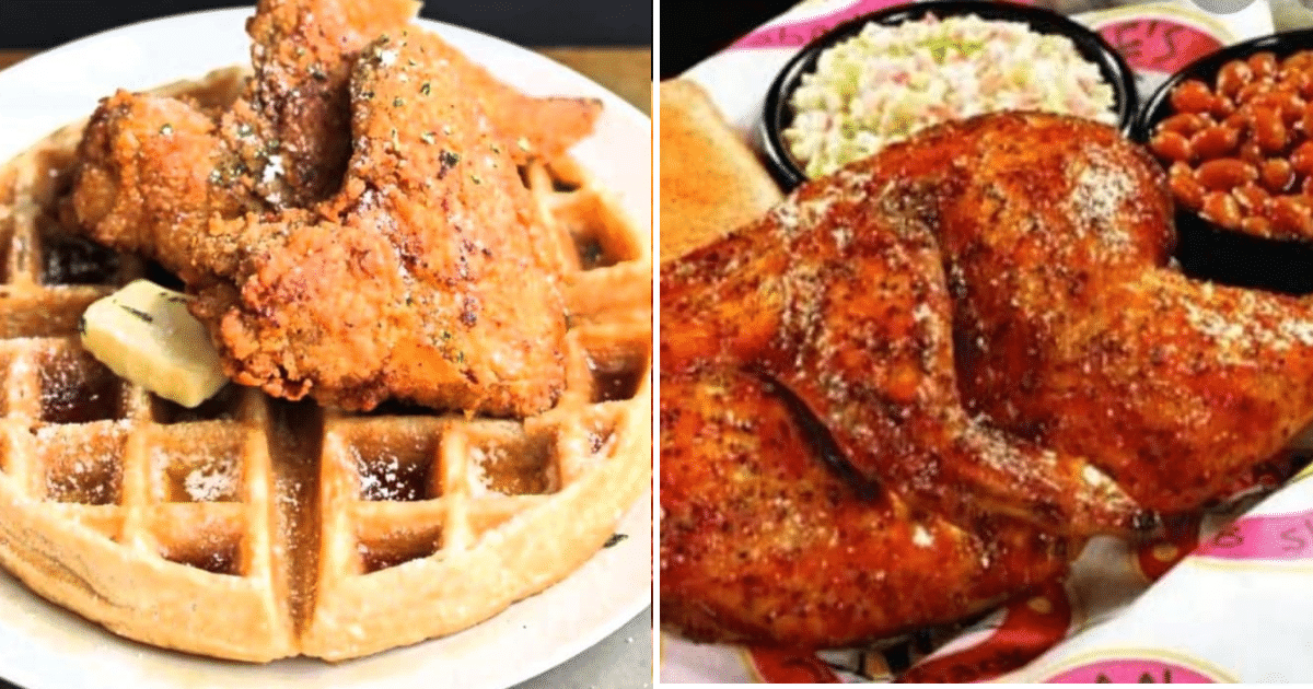 Rag’s Real Chicken & Waffles features Southern cuisine in Youngtown