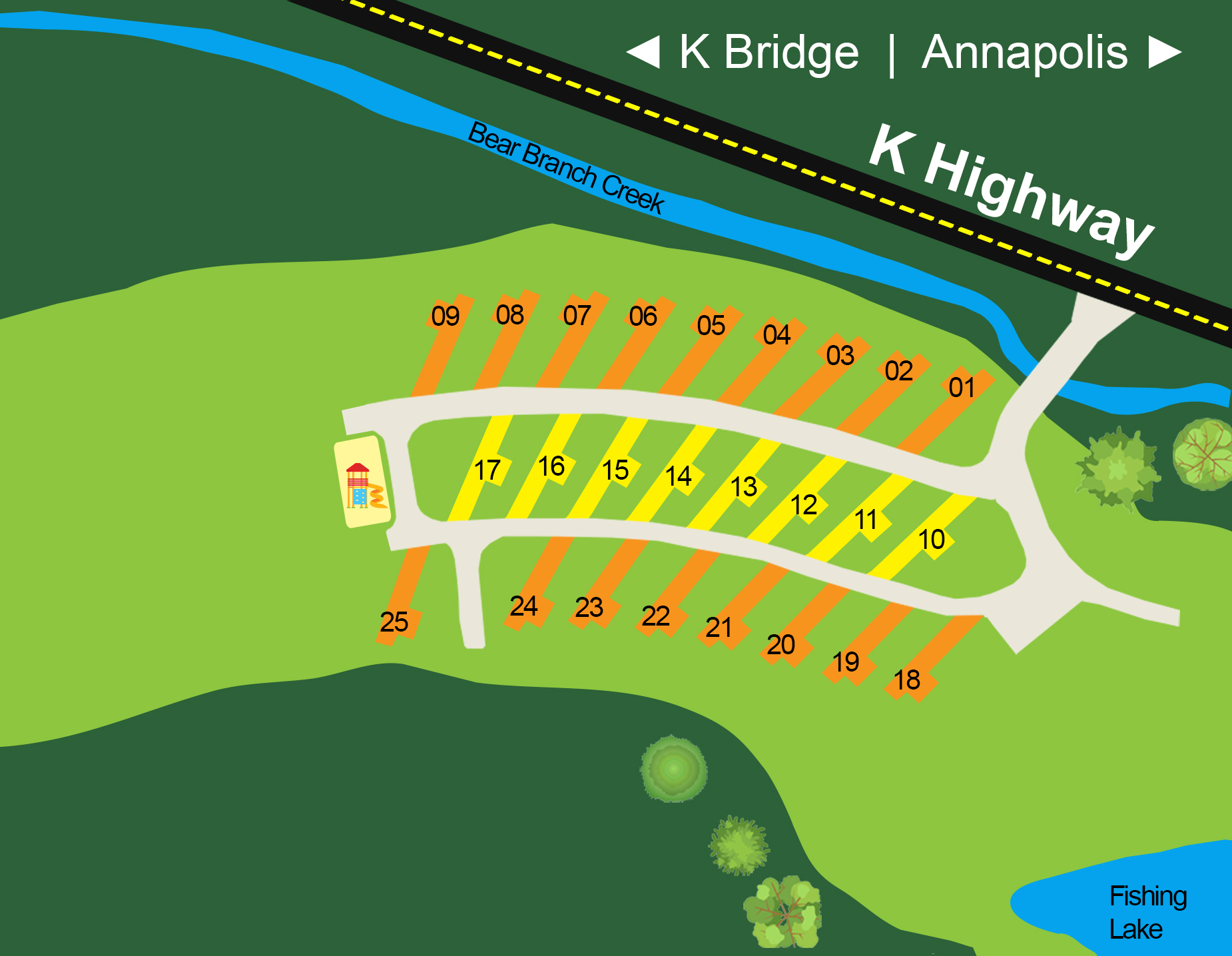 Campsites Black River Hideaway