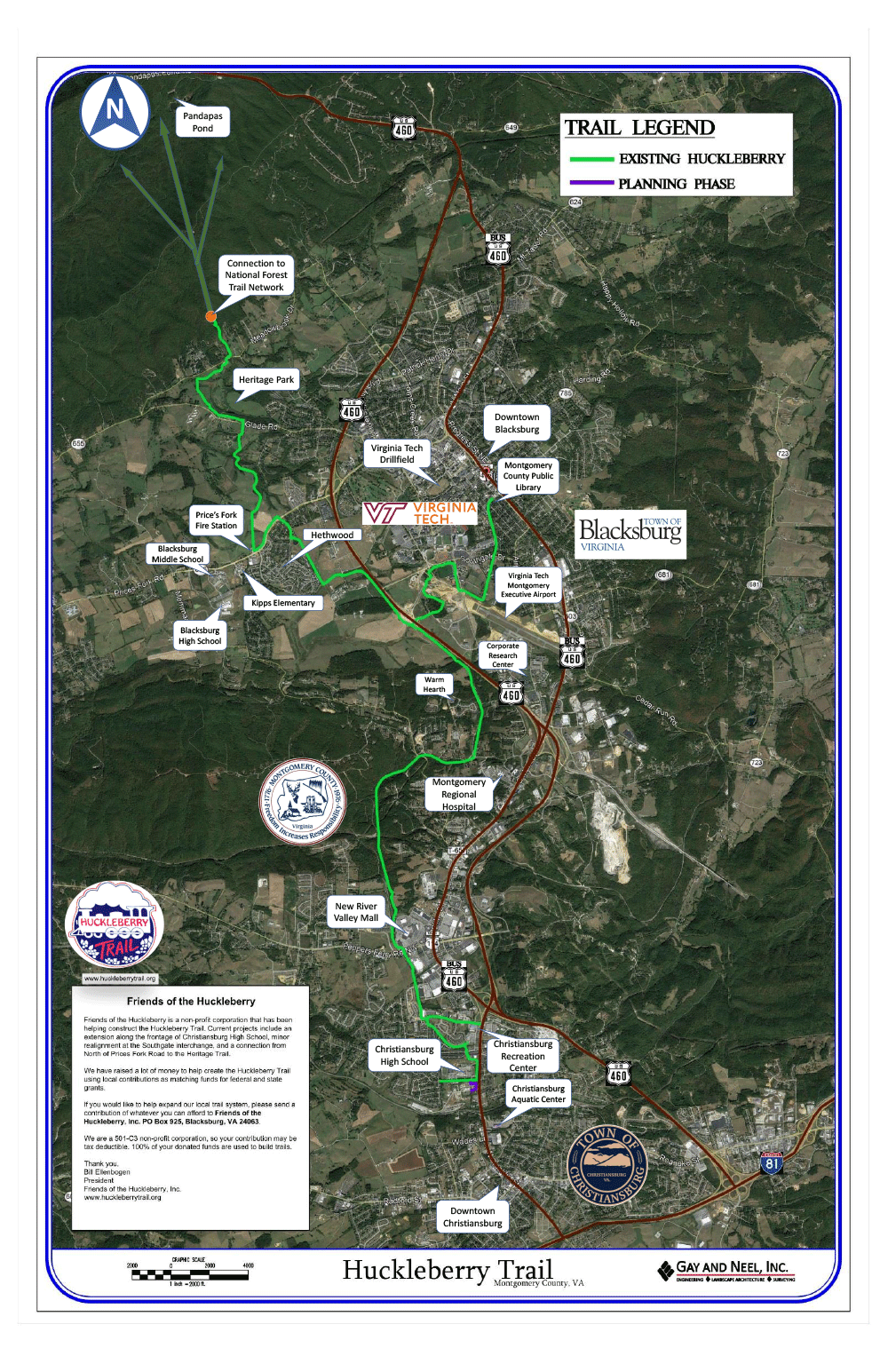 Blacksburg Striders The Huckleberry Trail