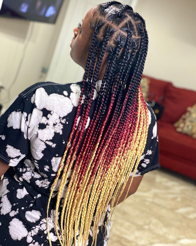 30 Dazzling Blonde Knotless Braids To Try Now! » BlacksHome