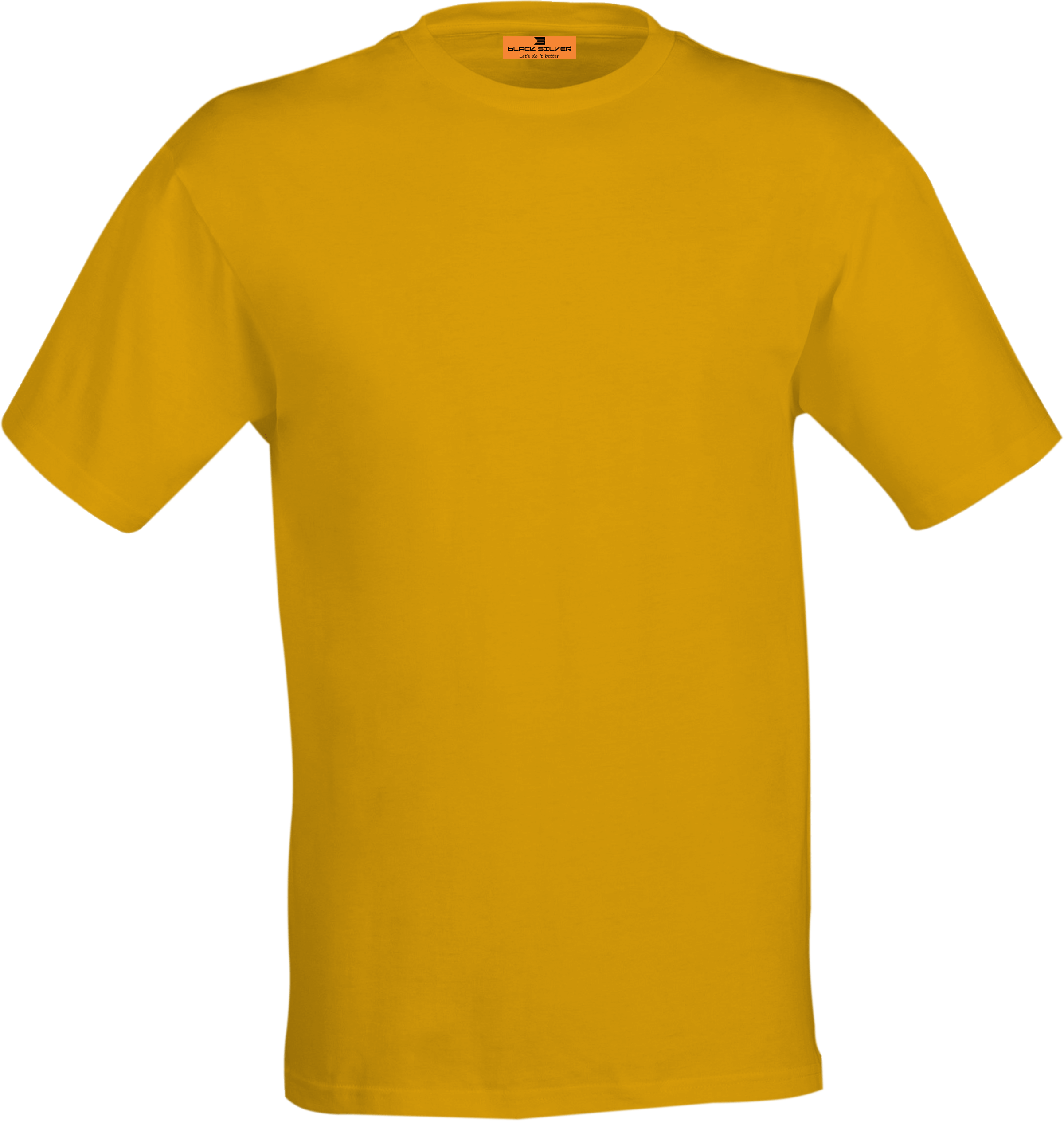 Round Neck Tees Unisex Blacksilver