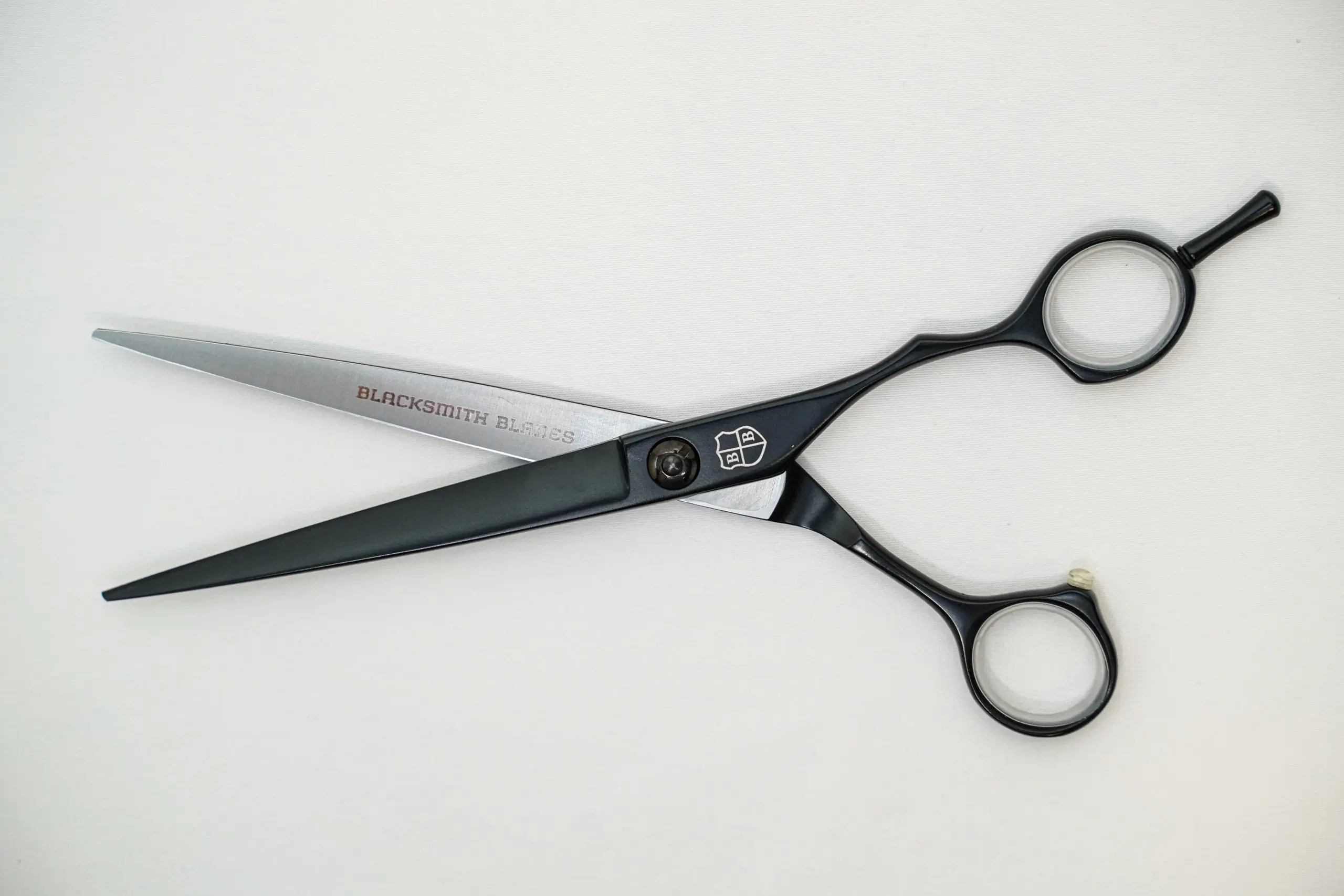 What type of steel is used to make hair cutting shears Blacksmith Blades