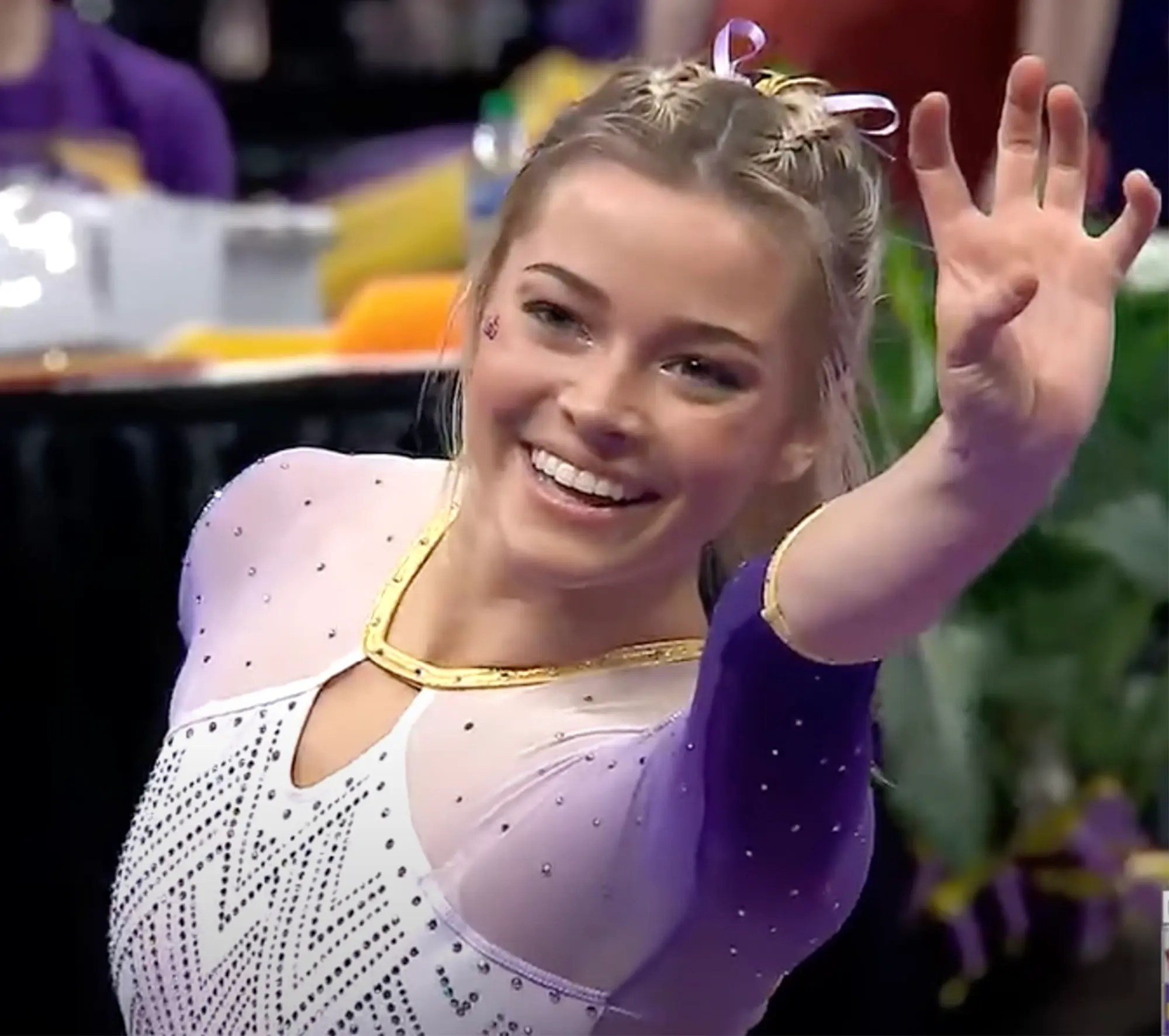 LSU Gymnast Olivia Dunne Goes Viral For Flexibility Following Her Floor