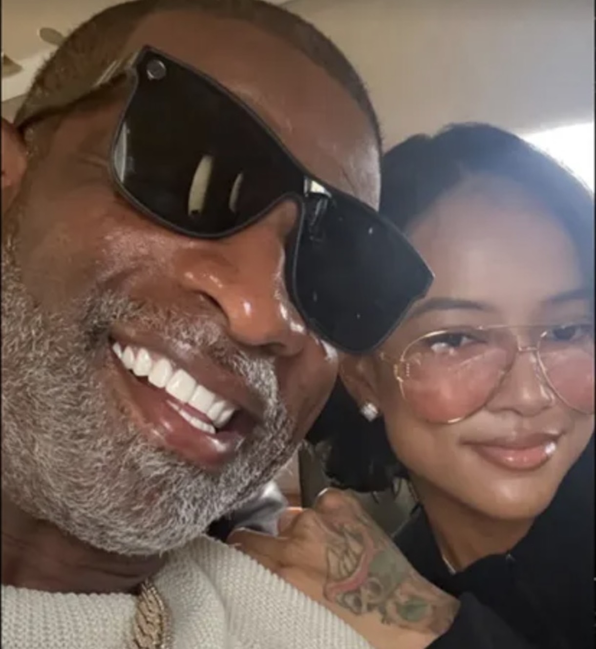 Karrueche Tran And Deion Sanders Confirm Romance Rumors With Christmas