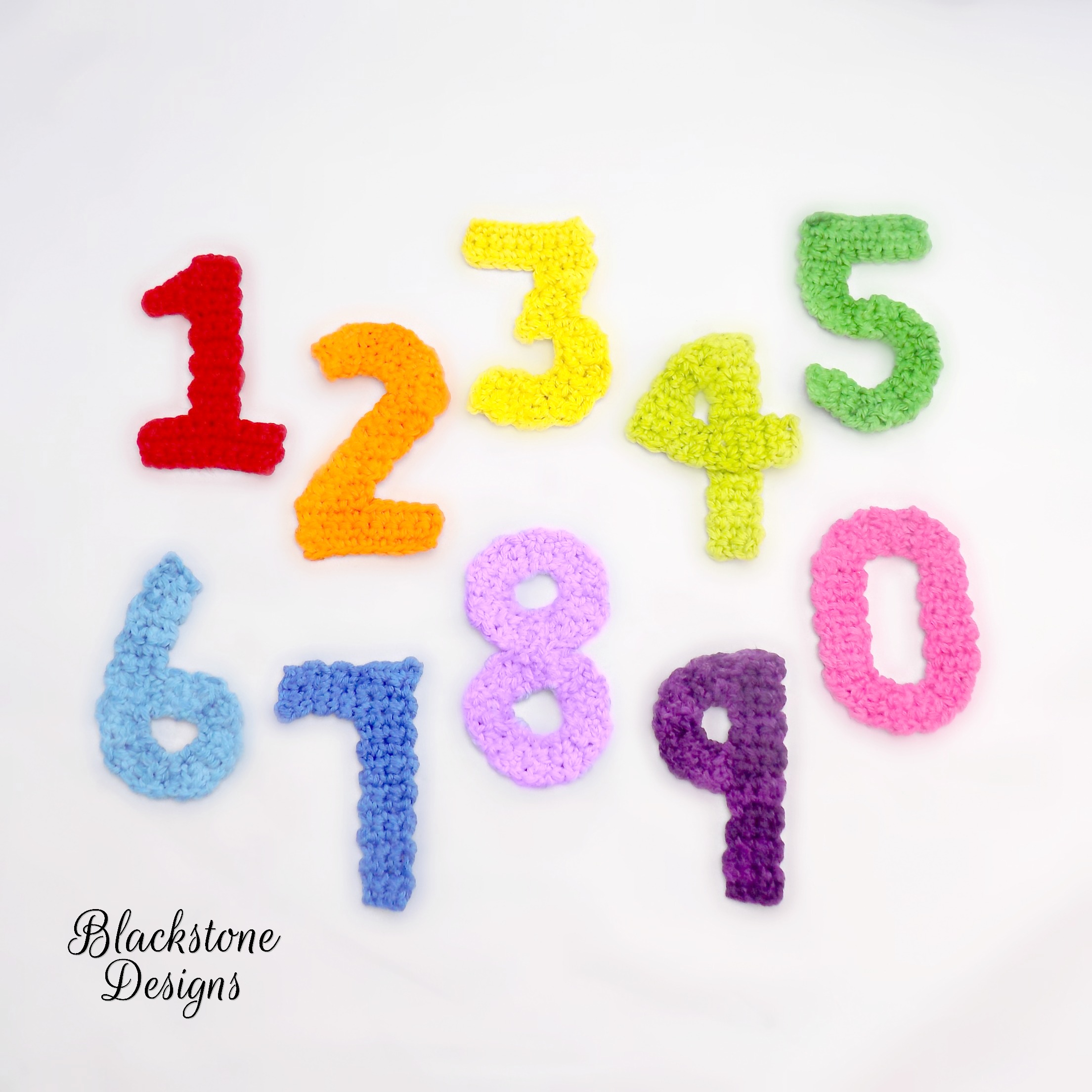 How to Make Crochet Numbers Free Crochet Pattern Blackstone Designs