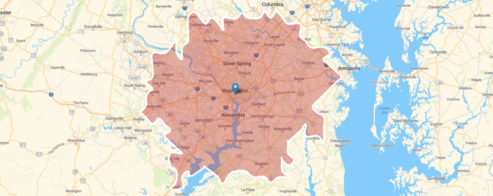 Service Areas Black Tie Detailing Bethesda, MD Car Detailing Company