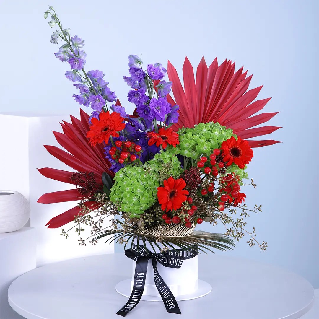 Floral Elegance Black Tulip Flowers