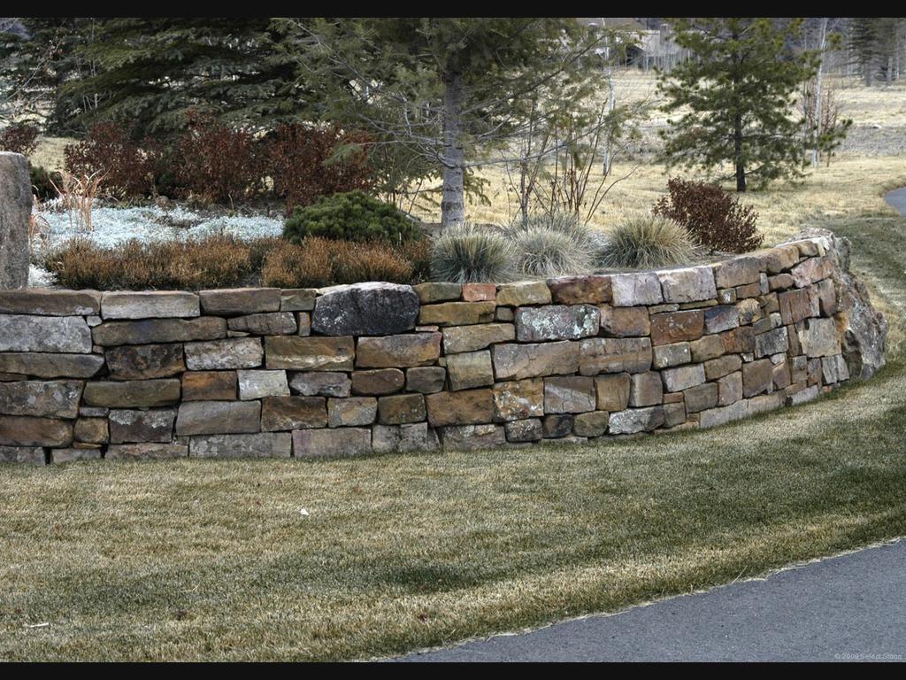 retaining wall Black Walnut Dispatch