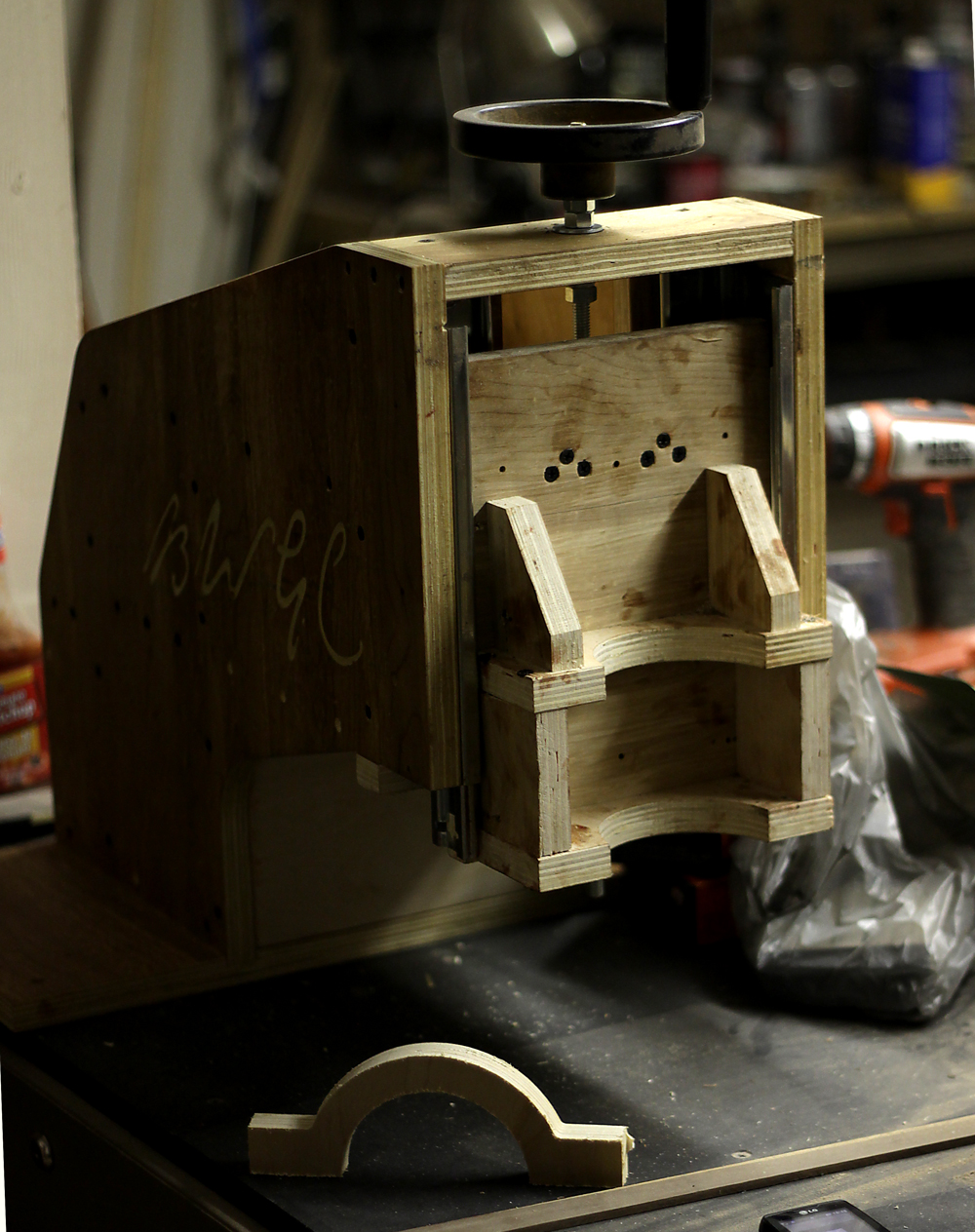 Homemade Overarm Router Luthier Talk