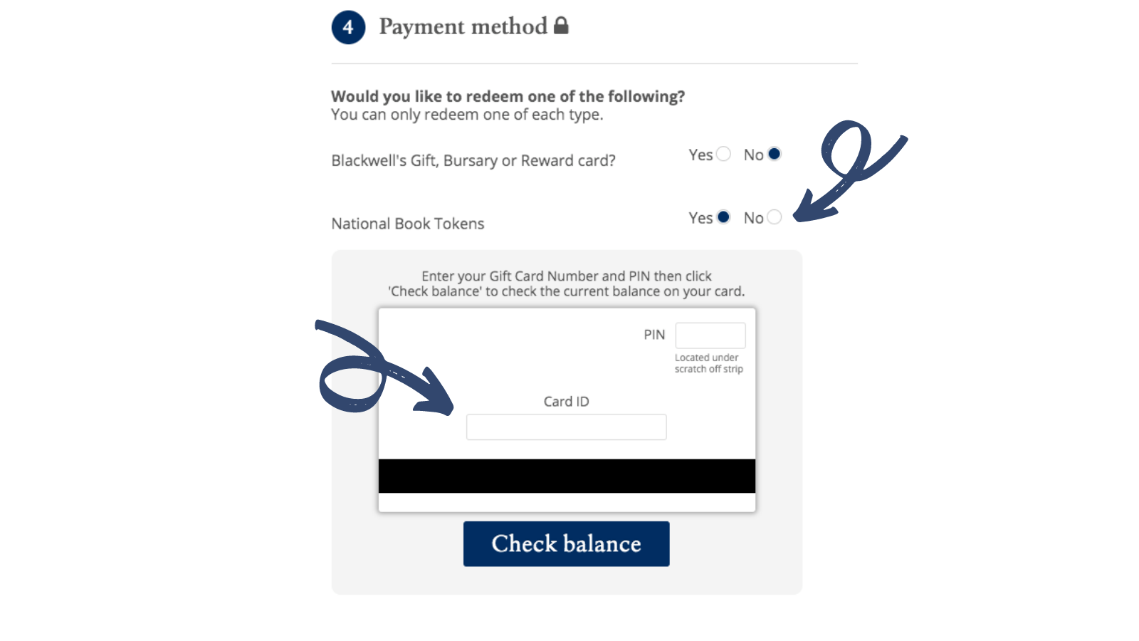How can I use my National Book Token online? Blackwell's Online