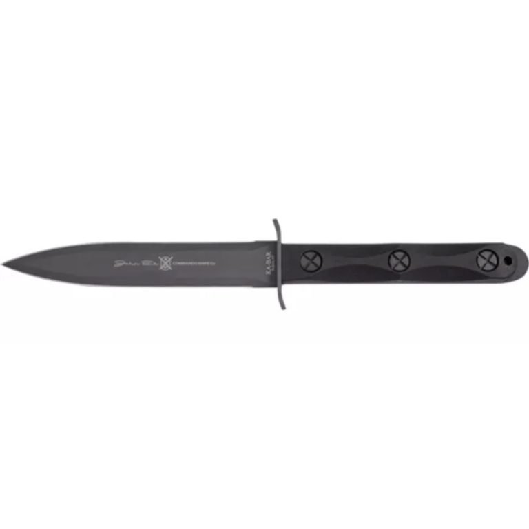 KABAR John Ek Commando Knife Co. EK44 Double Edge Fighting Knife w