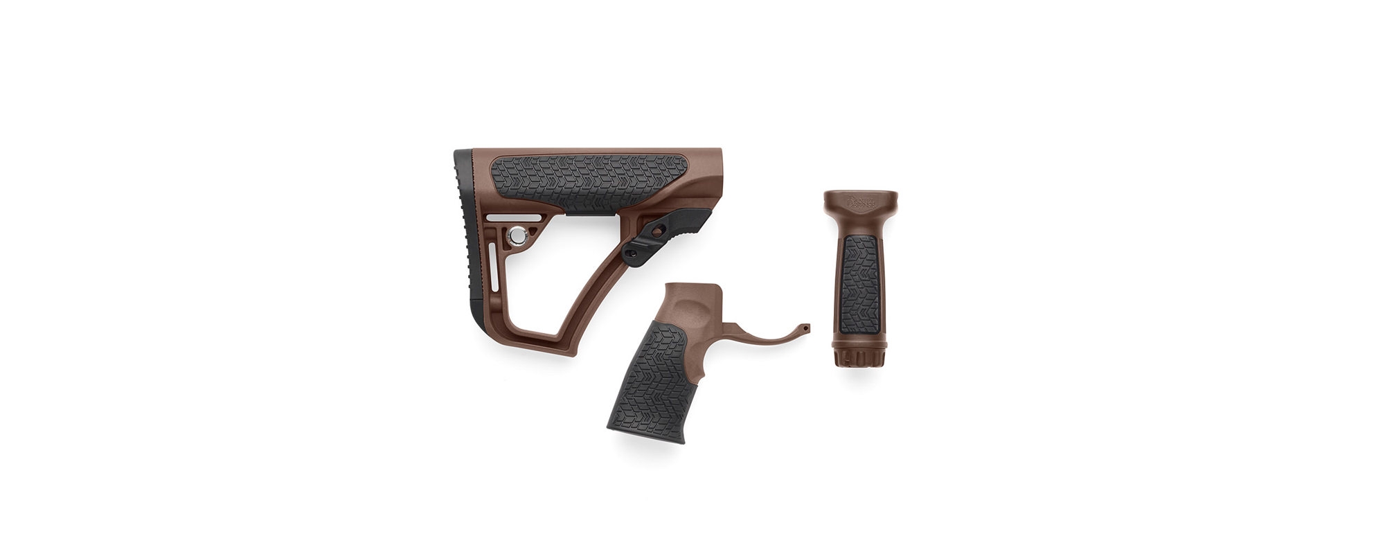 Daniel Defense Buttstock, Pistol Grip & Vertical Foregrip Combo, Mil
