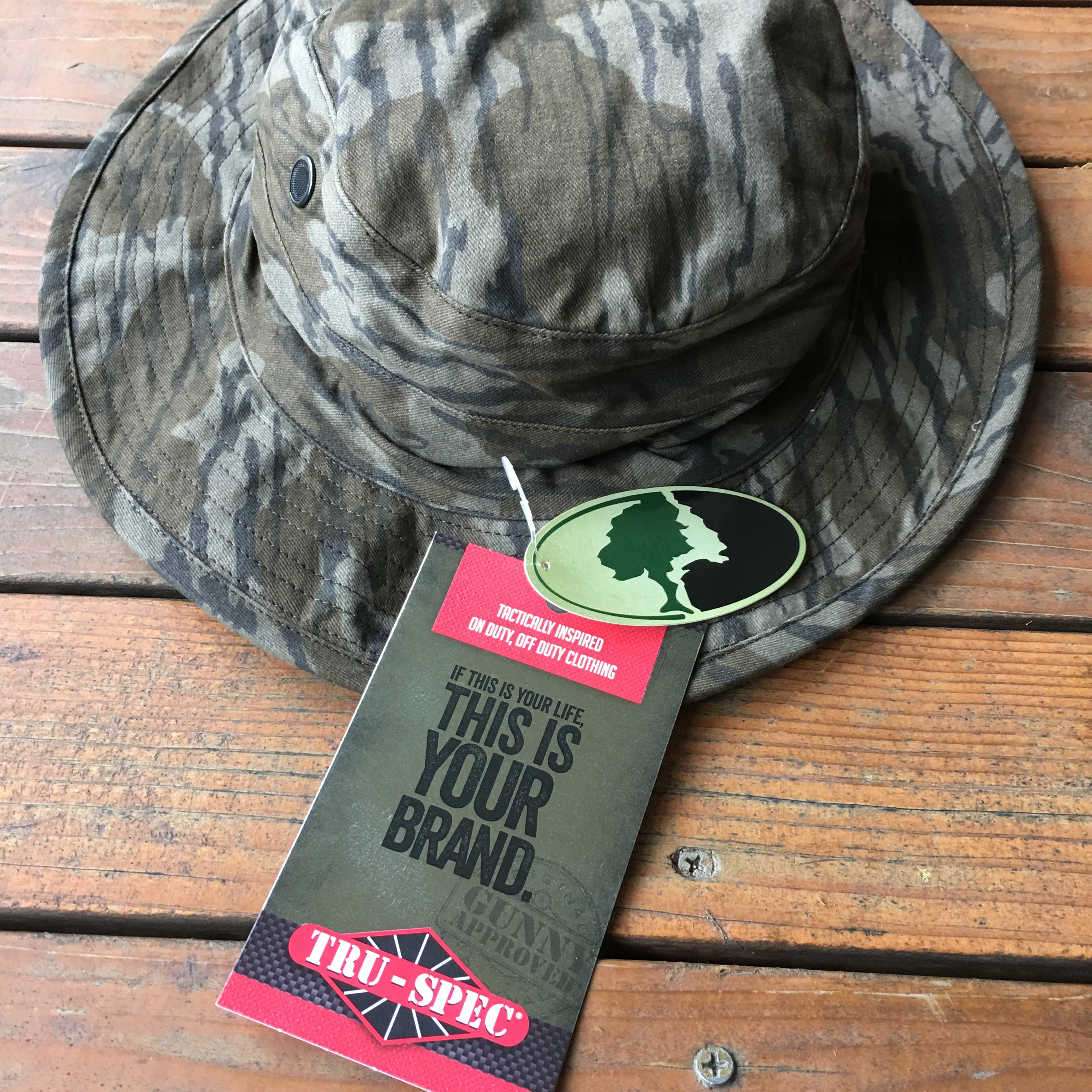 TRUSPEC BOTTOMLAND BOONIE HAT 2″ BRIM ONE SIZE FITS MOST YN030 Black