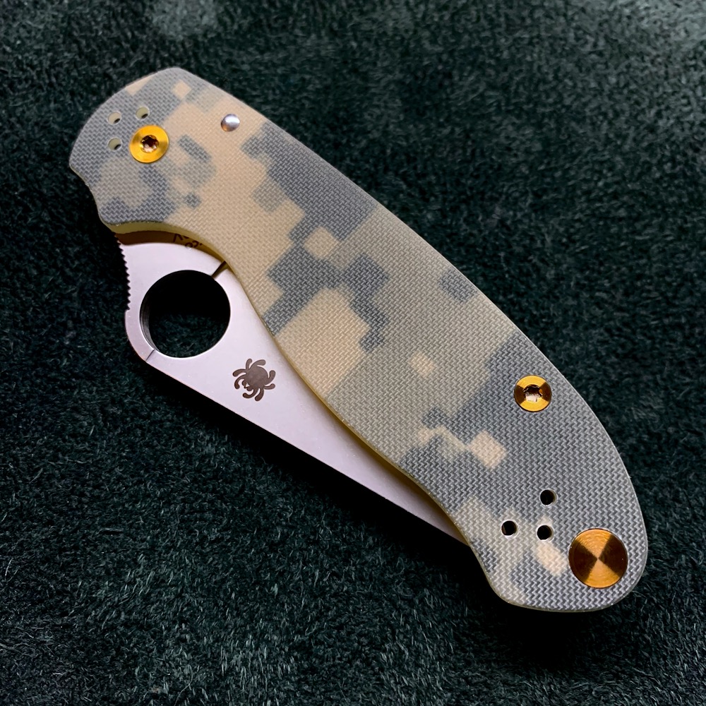 Spyderco Para 3 Titanium Hardware Sets >> Screw or Screws & Tube/Plug