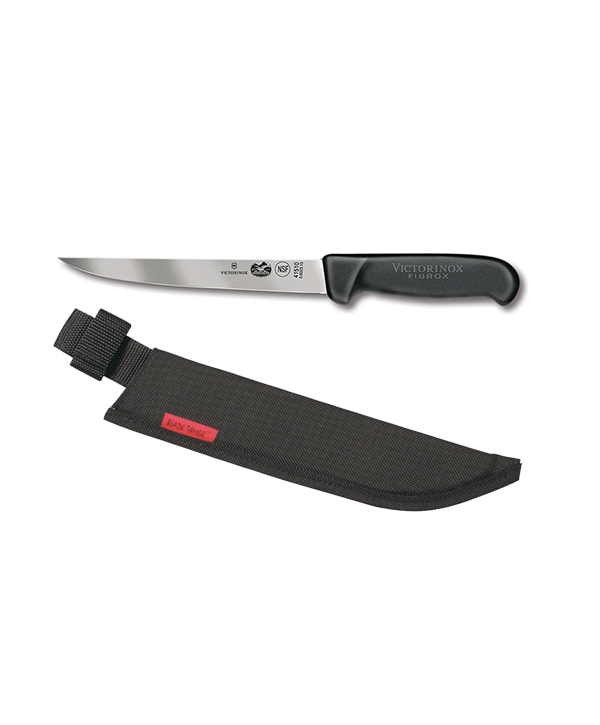 Combo Victorinox 7″ Black Fibrox® Boning Knife + Sheath (41510C