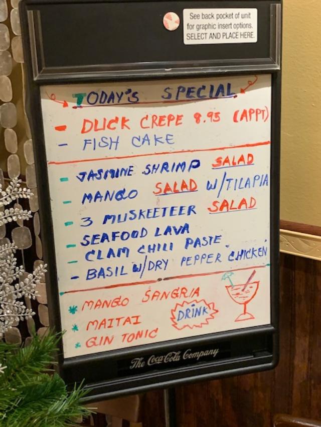 Jasmine Rice Thai Cuisine, Gretna, LA Report 241 BLAINE'S RESTAURANT