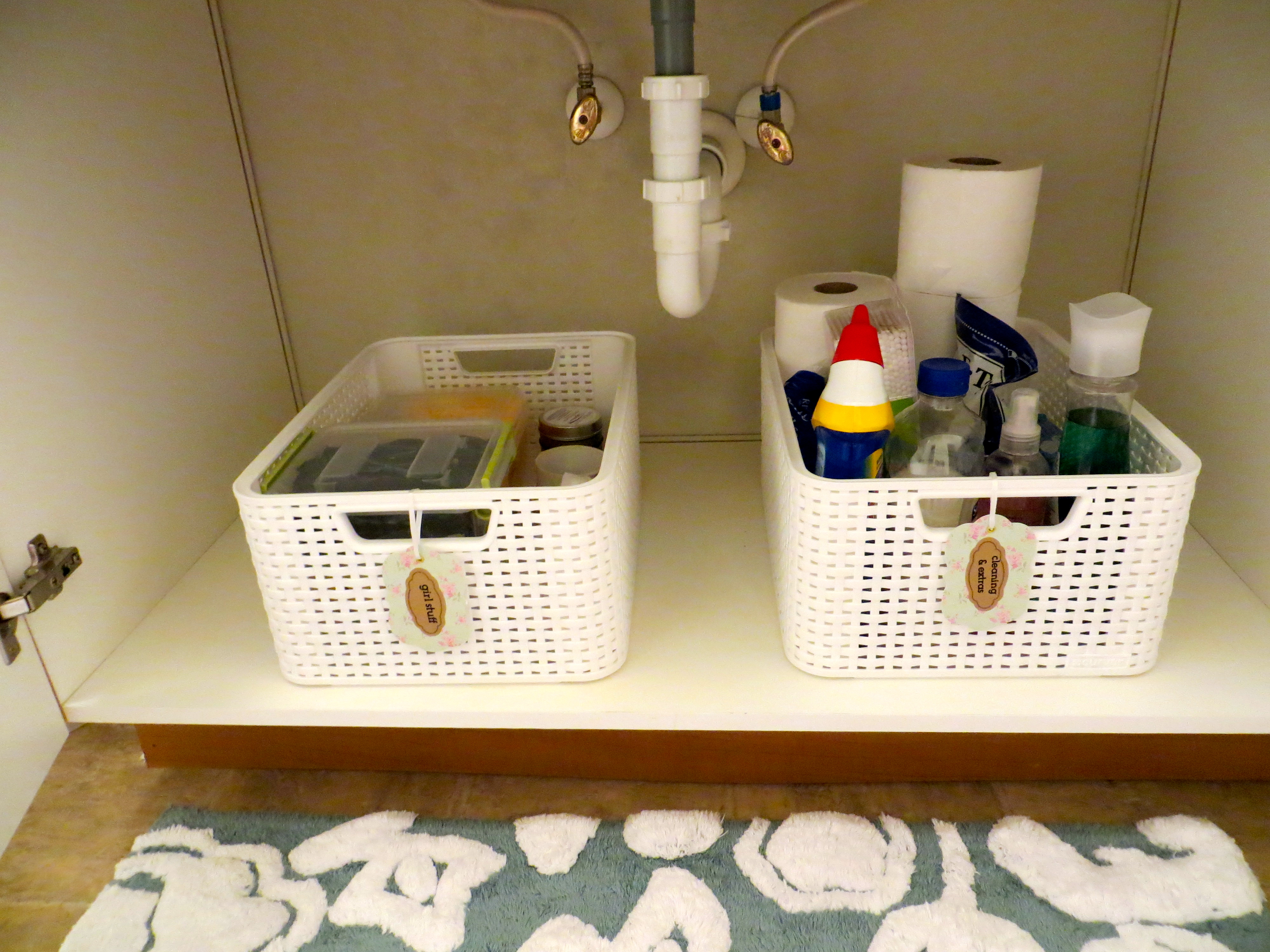 Taming the Beast a.k.a. Organizing My Small Apartment Bathroom {Video