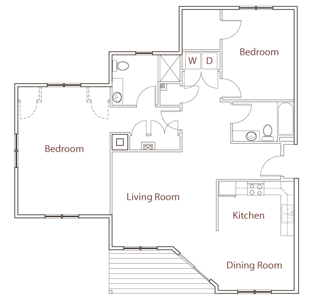 The Ridges Apartments Hallowell Comfort & security in a wooded setting