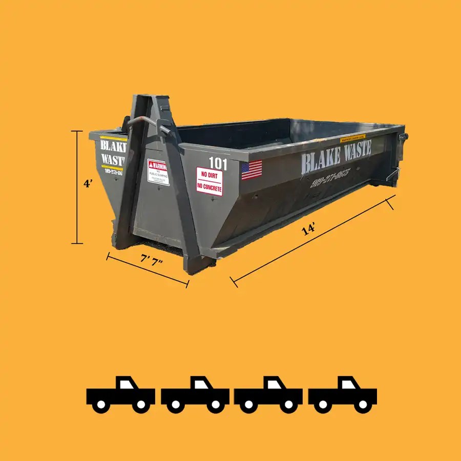 Wake Forest Commercial Dumpster Rental Blake Waste