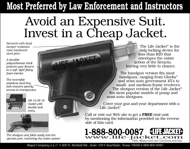 Life Jacket Gun Lock Blakley Creative, Inc.